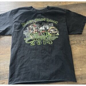 Sturgis Black Hills Rally 2014 T Shirt Size Medium 74th Rally South Dakota